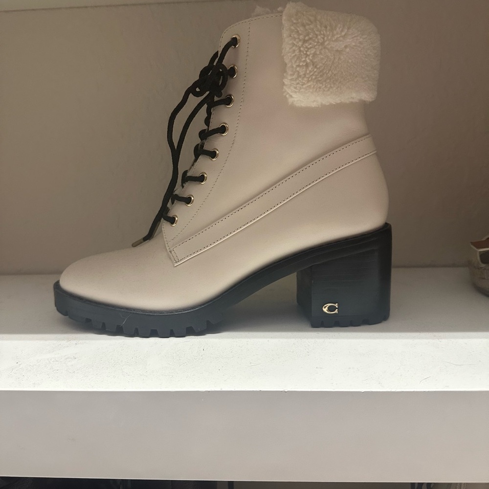 Coach boots worn once